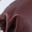 GUCCI Shoulder Bag Leather Bordeaux Gold 007 115 5770 Auth BA11806-13