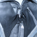 BALLY Quilted Hand Bag Leather Black Gold Auth BA1181-21