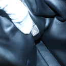 BALLY Quilted Hand Bag Leather Black Gold Auth BA1181-11