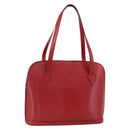 LOUIS VUITTON Epi Lussac Shoulder Bag Red M52287 LV Auth BA11811-1