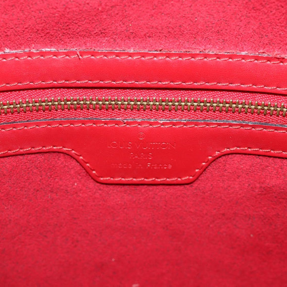 LOUIS VUITTON Epi Lussac Shoulder Bag Red M52287 LV Auth BA11811