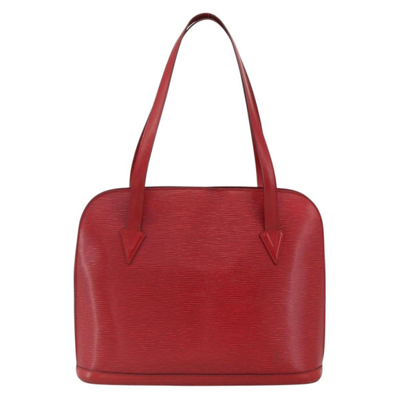LOUIS VUITTON Epi Lussac Shoulder Bag Red M52287 LV Auth BA11811