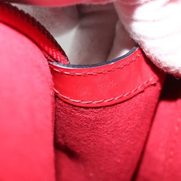 LOUIS VUITTON Epi Lussac Shoulder Bag Red M52287 LV Auth BA11811