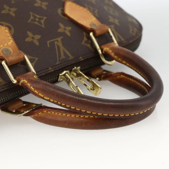LOUIS VUITTON Monogram Alma Hand Bag M51130 LV Auth BA11815