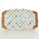 LOUIS VUITTON Monogram Multicolor Ursula Tote Bag White M40123 LV Auth BA11817A-9