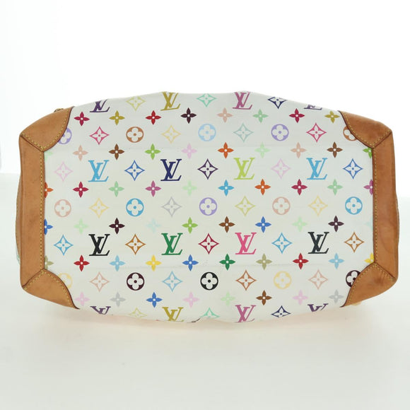LOUIS VUITTON Monogram Multicolor Ursula Tote Bag White M40123 LV Auth BA11817A