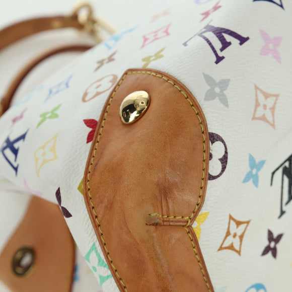 LOUIS VUITTON Monogram Multicolor Ursula Tote Bag White M40123 LV Auth BA11817A