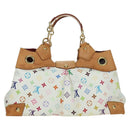 LOUIS VUITTON Monogram Multicolor Ursula Tote Bag White M40123 LV Auth BA11817A-4