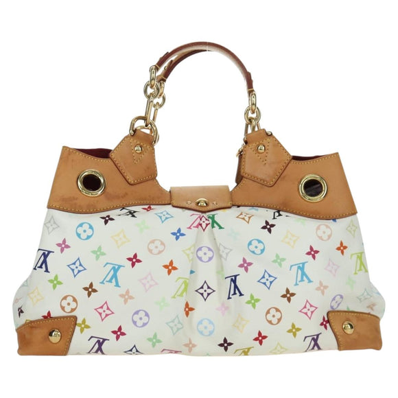 LOUIS VUITTON Monogram Multicolor Ursula Tote Bag White M40123 LV Auth BA11817A