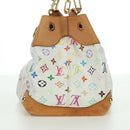 LOUIS VUITTON Monogram Multicolor Ursula Tote Bag White M40123 LV Auth BA11817A-7