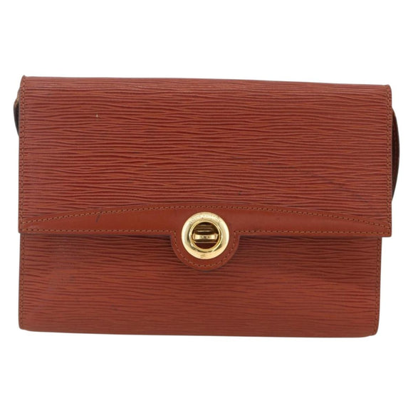 LOUIS VUITTON Epi Arsch Shoulder Bag 2Way Brown M52573 LV Auth BA11821