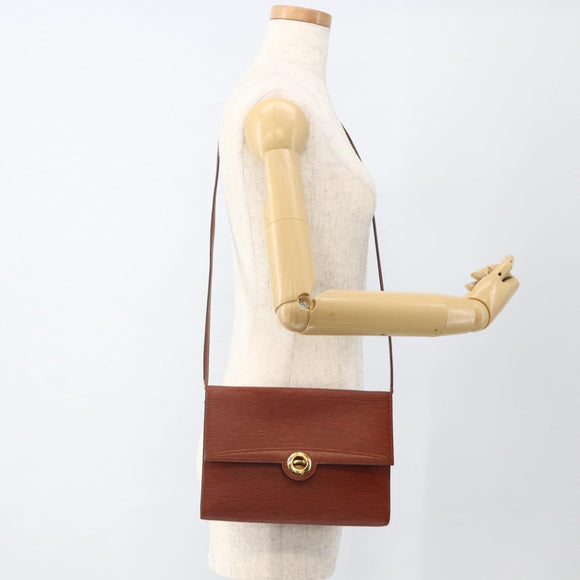LOUIS VUITTON Epi Arsch Shoulder Bag 2Way Brown M52573 LV Auth BA11821