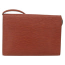 LOUIS VUITTON Epi Arsch Shoulder Bag 2Way Brown M52573 LV Auth BA11821-2