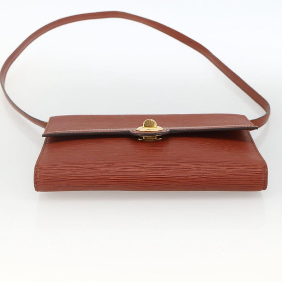 LOUIS VUITTON Epi Arsch Shoulder Bag 2Way Brown M52573 LV Auth BA11821