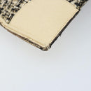 PRADA Hand Bag Tweed Beige Silver Auth BA11824A-15