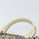 PRADA Hand Bag Tweed Beige Silver Auth BA11824A-14