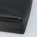 Salvatore Ferragamo Gancini Shoulder Bag Leather Black Gold Auth BA11825-9