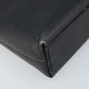 Salvatore Ferragamo Gancini Shoulder Bag Leather Black Gold Auth BA11825-14