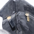 Salvatore Ferragamo Gancini Shoulder Bag Leather Black Gold Auth BA11825-18