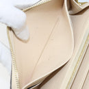 LOUIS VUITTON Monogram Empreinte Zippy Long Wallet White TN0146 LV Auth BA11828-17