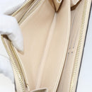 LOUIS VUITTON Monogram Empreinte Zippy Long Wallet White TN0146 LV Auth BA11828-20