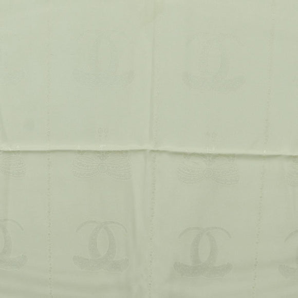 CARTIER Schal Seide Beige Auth BA11829A
