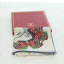 CARTIER Scarf Silk White Auth BA11830A-17
