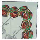 CARTIER Scarf Silk White Auth BA11830A-4