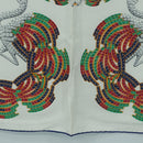 CARTIER Scarf Silk White Auth BA11830A-9