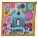 BVLGARI Scarf Silk Multicolor Auth BA11831A-13