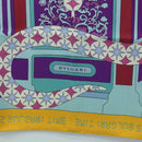 BVLGARI Scarf Silk Multicolor Auth BA11831A-9