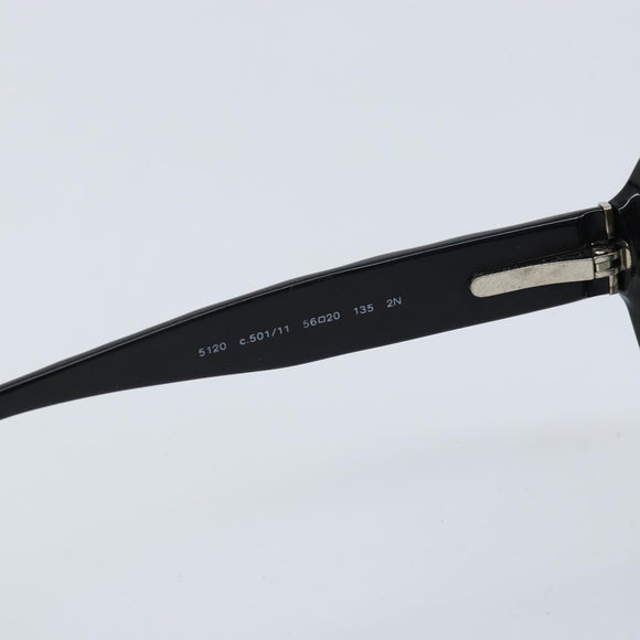 CHANEL COCO Mark Sunglasses metal Dark Brown CC Auth BA11838A