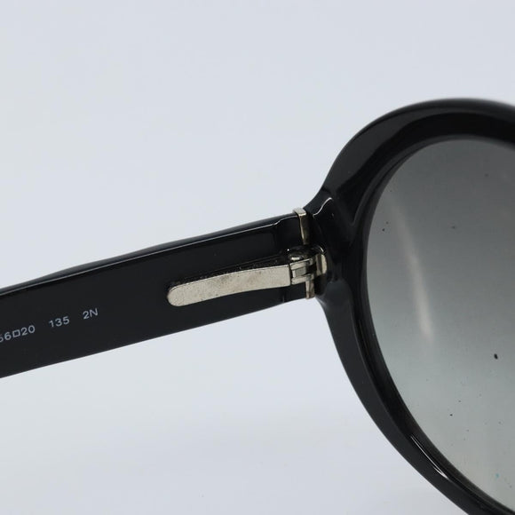 CHANEL COCO Mark Sunglasses metal Dark Brown CC Auth BA11838A