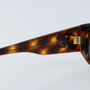 CHANEL COCO Mark Sunglasses plastic Brown 01450 91235 CC Auth BA11839-10