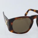CHANEL COCO Mark Sunglasses plastic Brown 01450 91235 CC Auth BA11839-6