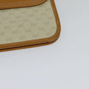 GUCCI Micro GG Supreme Shoulder Bag PVC Beige Gold 004 904 0261 Auth BA1184-15