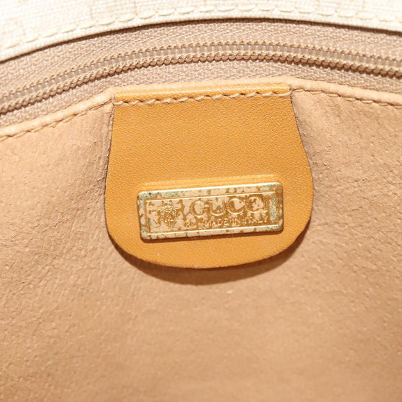 GUCCI Micro GG Supreme Shoulder Bag PVC Beige Gold 004 904 0261 Auth BA1184