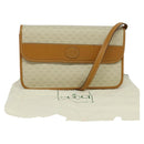 GUCCI Micro GG Supreme Shoulder Bag PVC Beige Gold 004 904 0261 Auth BA1184-24