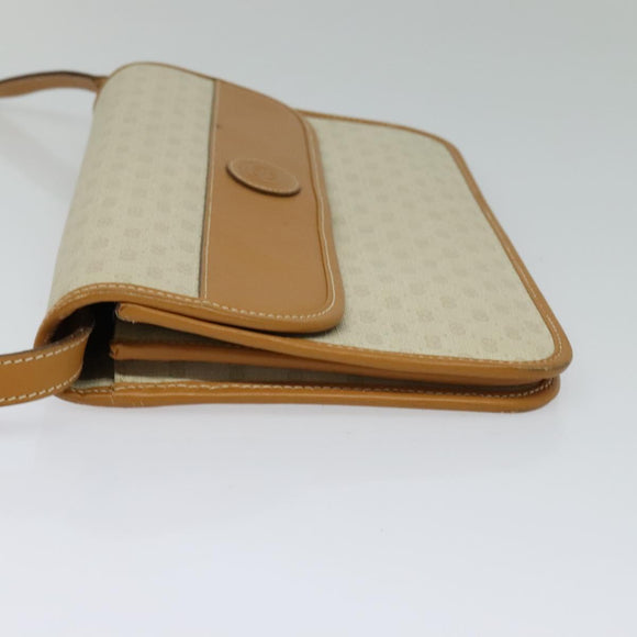 GUCCI Micro GG Supreme Shoulder Bag PVC Beige Gold 004 904 0261 Auth BA1184