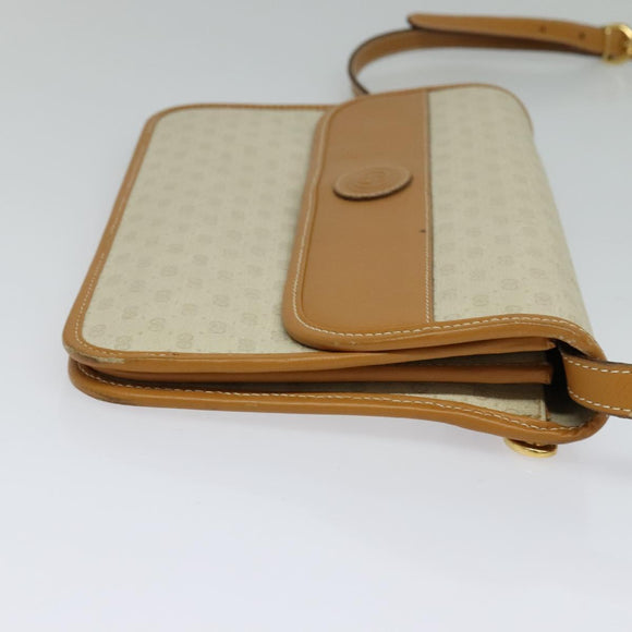 GUCCI Micro GG Supreme Shoulder Bag PVC Beige Gold 004 904 0261 Auth BA1184