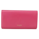 SAINT LAURENT Wallet Leather Pink Auth BA11840A-13