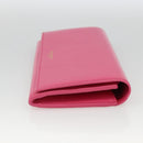 SAINT LAURENT Wallet Leather Pink Auth BA11840A-4
