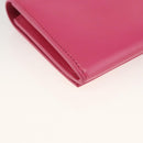 SAINT LAURENT Wallet Leather Pink Auth BA11841A-16
