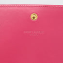 SAINT LAURENT Wallet Leather Pink Auth BA11841A-18