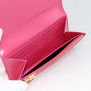 SAINT LAURENT Wallet Leather Pink Auth BA11841A-8
