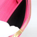 SAINT LAURENT Wallet Leather Pink Auth BA11841A-20