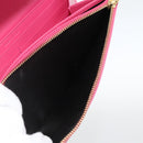 SAINT LAURENT Wallet Leather Pink Auth BA11841A-10