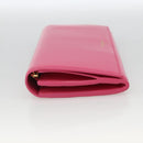 SAINT LAURENT Wallet Leather Pink Auth BA11841A-3