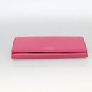 SAINT LAURENT Wallet Leather Pink Auth BA11841A-6