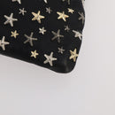 Jimmy Choo Tote Bag Leather Canvas 2 Set Black Gray Auth BA11842-15